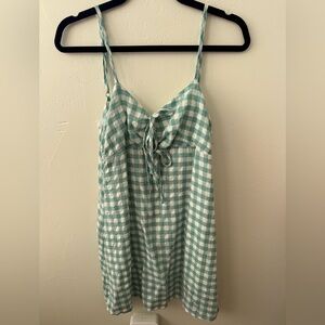 MinkPink Gingham Mini Dress